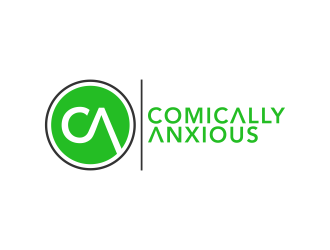 Comically Anxious logo design by BlessedArt