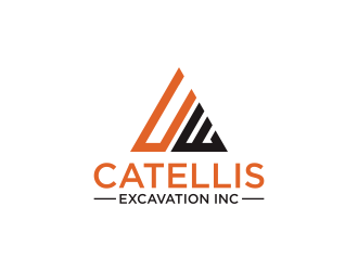 Catellis Excavation Inc. CE logo design by RIANW