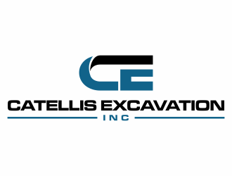 Catellis Excavation Inc. CE logo design by hopee