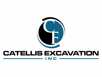 Catellis Excavation Inc. CE logo design by hopee