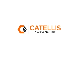 Catellis Excavation Inc. CE logo design by narnia