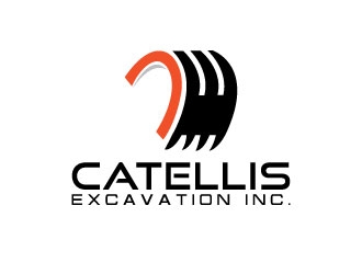 Catellis Excavation Inc. CE logo design by munna
