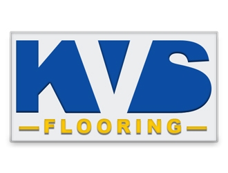 KVs Flooring logo design by Compac