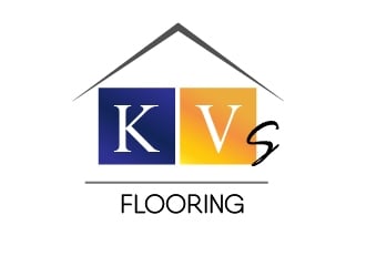 KVs Flooring logo design by BeezlyDesigns