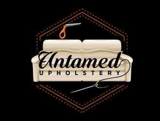 Untamed Upholstery logo design by Suvendu