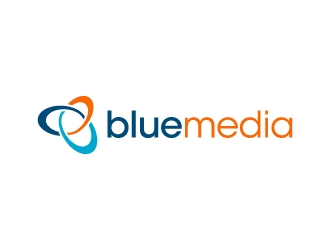 BLUE MEDIA Marketing logo design by Janee
