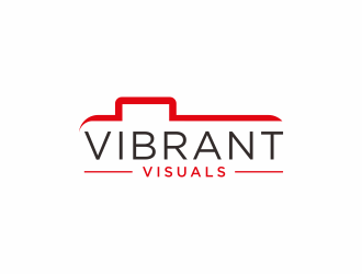 Vibrant Visuals logo design by santrie