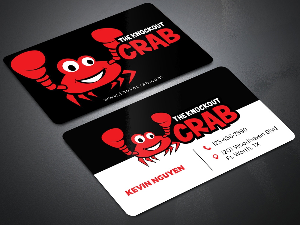 THE KNOCKOUT CRAB logo design by Gelotine