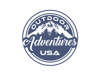 Outdoor Adventures USA logo design by bricton