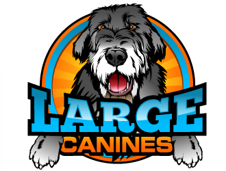 Large Canines logo design by THOR_