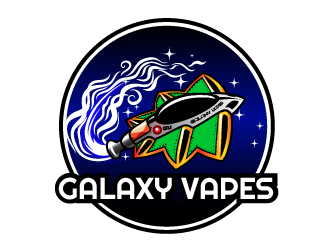 Galaxy Vapes logo design by justin_ezra