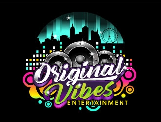 Original Vibes Entertainment logo design by invento