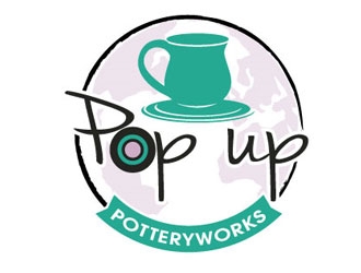 The PotteryWorks logo design by logoguy