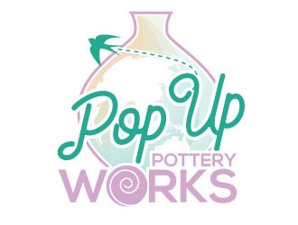 The PotteryWorks logo design by logoguy