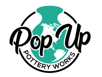 The PotteryWorks logo design by logoguy