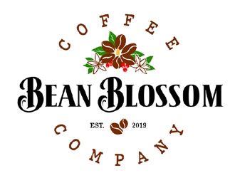 Bean Blossom Coffee Company logo design by ingepro