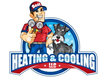 Best Heating & Cooling,LLC logo design by dorijo