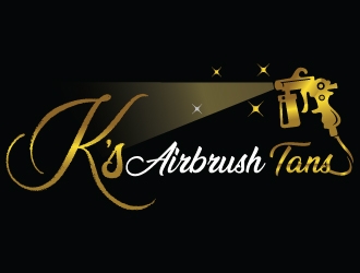 Ks Airbrush Tans logo design by Upoops