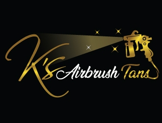 Ks Airbrush Tans logo design by Upoops