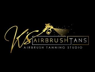 Ks Airbrush Tans logo design by REDCROW