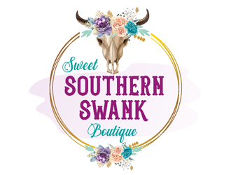 Sweet Southern Swank Boutique  logo design by coco