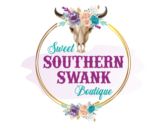 Sweet Southern Swank Boutique  logo design by coco