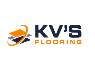 KVs Flooring logo design by ElonStark