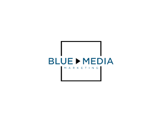 BLUE MEDIA Marketing logo design by jancok