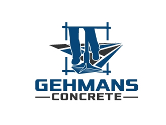 Gehmans Concrete LLC logo design by NikoLai