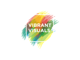 Vibrant Visuals logo design by cintya