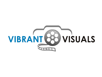 Vibrant Visuals logo design by haze