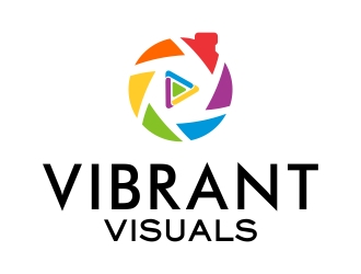 Vibrant Visuals logo design by cikiyunn