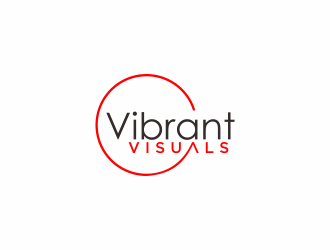 Vibrant Visuals logo design by checx