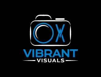 Vibrant Visuals logo design by karjen
