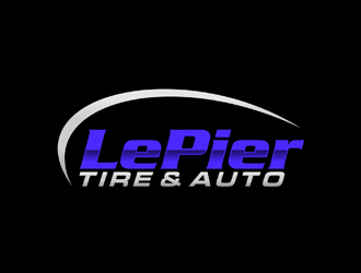 LePier Tire & Auto logo design by johana