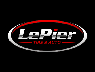 LePier Tire & Auto logo design by hidro