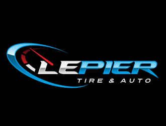 LePier Tire & Auto logo design by AisRafa