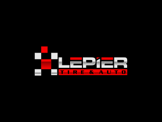 LePier Tire & Auto logo design by haidar