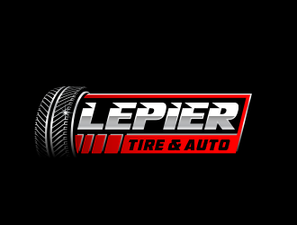 LePier Tire & Auto logo design by scriotx