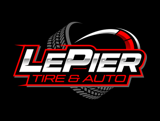 LePier Tire & Auto logo design by ingepro