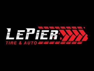 LePier Tire & Auto logo design by Suvendu