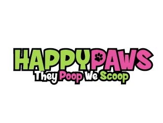 Happy Paws They Poop We Scoop logo design by shravya