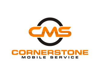 Cornerstone Mobile Service logo design by Dakon
