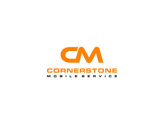 Cornerstone Mobile Service logo design by haidar