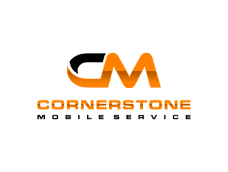 Cornerstone Mobile Service logo design by haidar