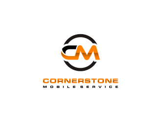Cornerstone Mobile Service logo design by haidar