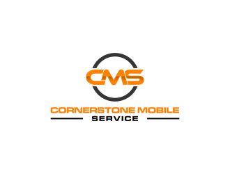Cornerstone Mobile Service logo design by haidar