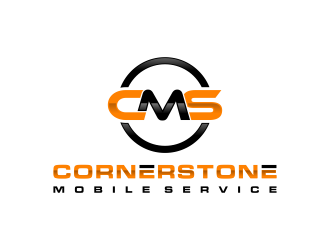 Cornerstone Mobile Service logo design by haidar