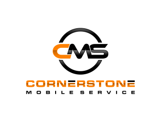 Cornerstone Mobile Service logo design by haidar