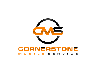Cornerstone Mobile Service logo design by haidar